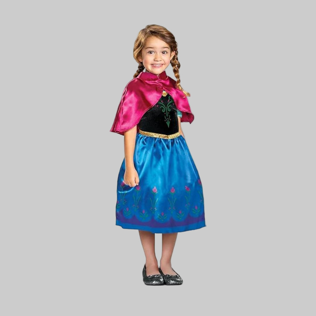 Girls Frozen Princess Sequin Mesh Dress