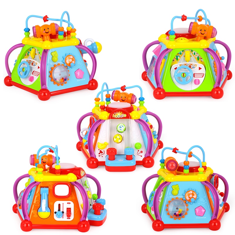 Baby Toys Musical Activity Cube Toy Learning Educational Game Play Center Toy