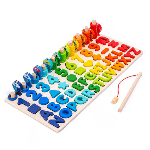 Woods™ - Montessori wooden play board | Develop your cognitive skills