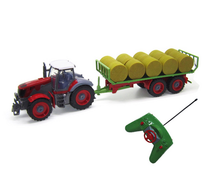 Farmer Tractor car 1:28 2.7MHZ Radio Remot Control Construction RC car Dump truck For Kids birthday Gift Toys