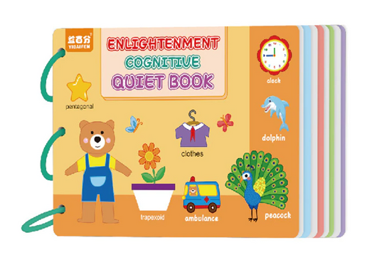 Quiet Book™ | Develop your child's cognitive abilities with this sticker book