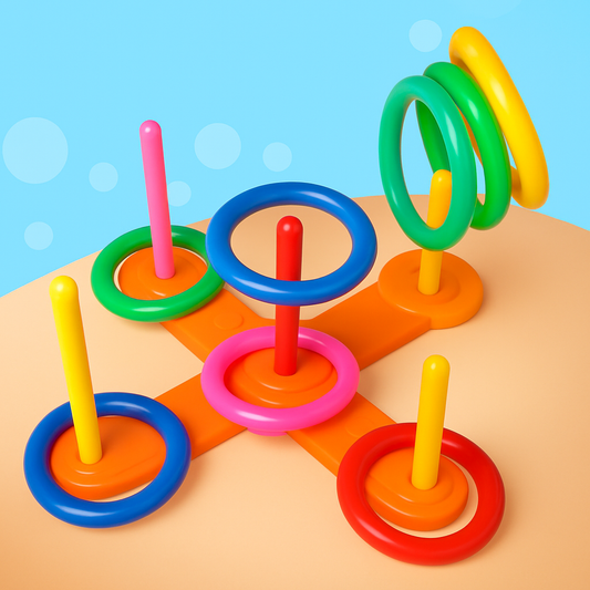Hoop Ring Toss™ – Throw and Score – Ring Toss Outdoor Play Equipment