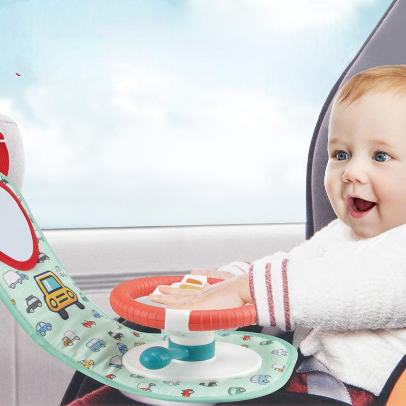 Baby Early Education, Puzzle Enlightenment, Car Driving Simulation, Multi functional Lighting, Music Toy, Steering Wheel