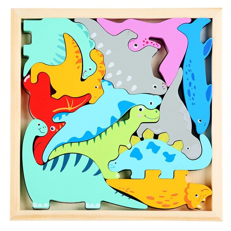 Woods™ - Which figure should sit where? - Figure puzzle (2+1 FREE)