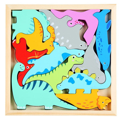 Woods™ - Which figure should sit where? - Figure puzzle (2+1 FREE)