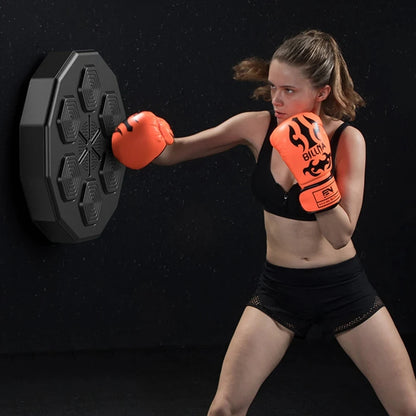 Smart Music Boxing Machine Wall Mounted Bluetooth Smart Fun Punch Boxing Trainer Wall Target Punching Pads Suitable For Home