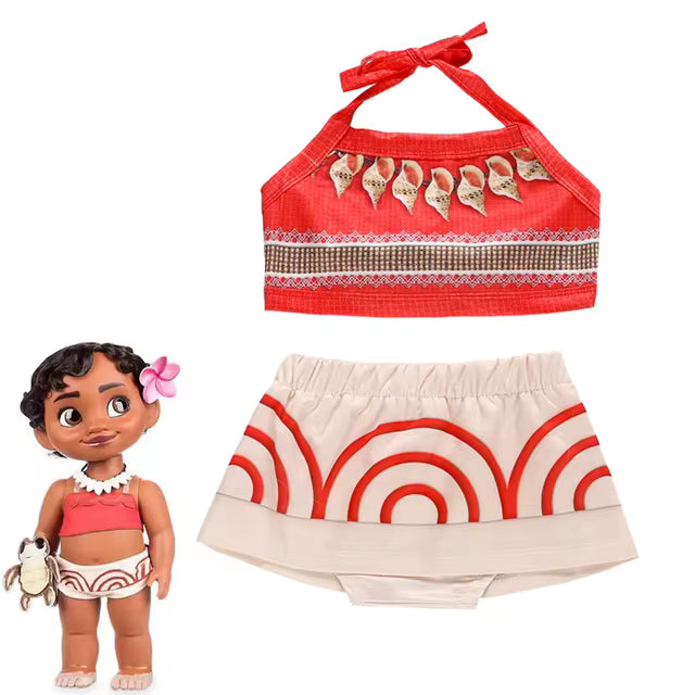Baby Girls Moana Two-Piece Costume Set