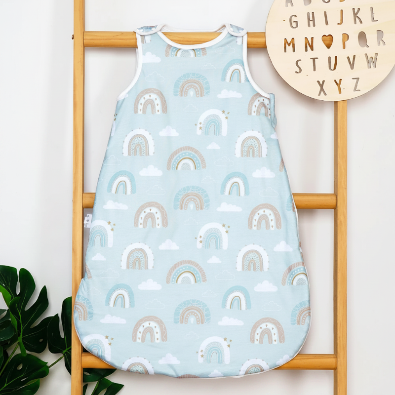 Soft baby sleeping bag with sleeveless design for safe sleep