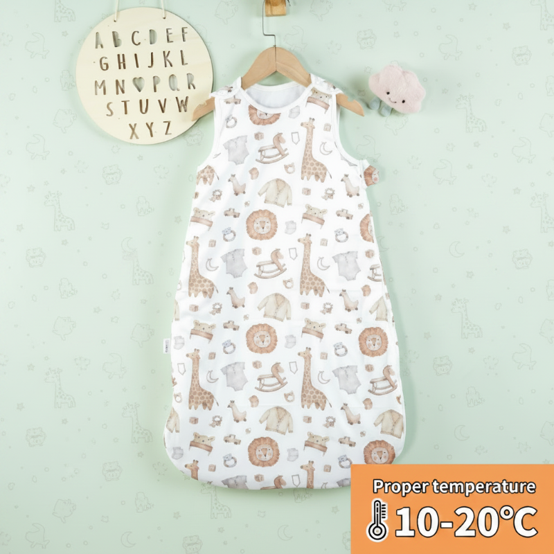 Sleeveless Baby Sleeping Bag Soft Breathable Sleep Sack