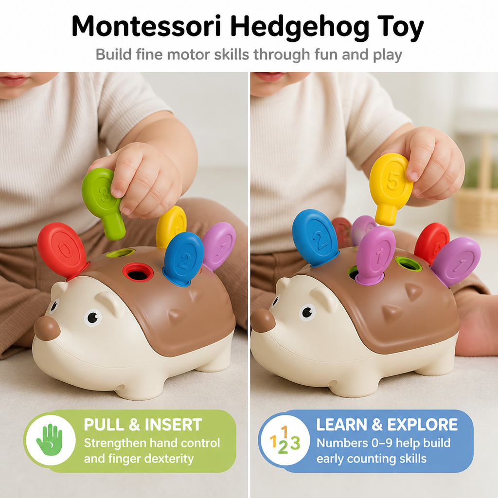 Montessori Hedgehog Toy