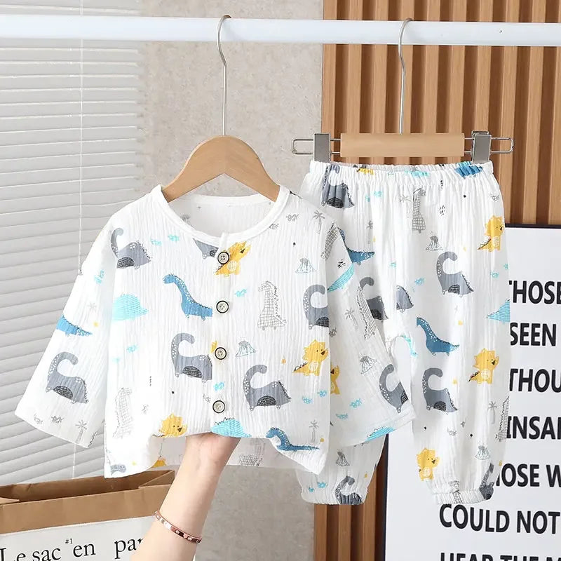 Mini Fashion™ - Airy material - Linen clothing set