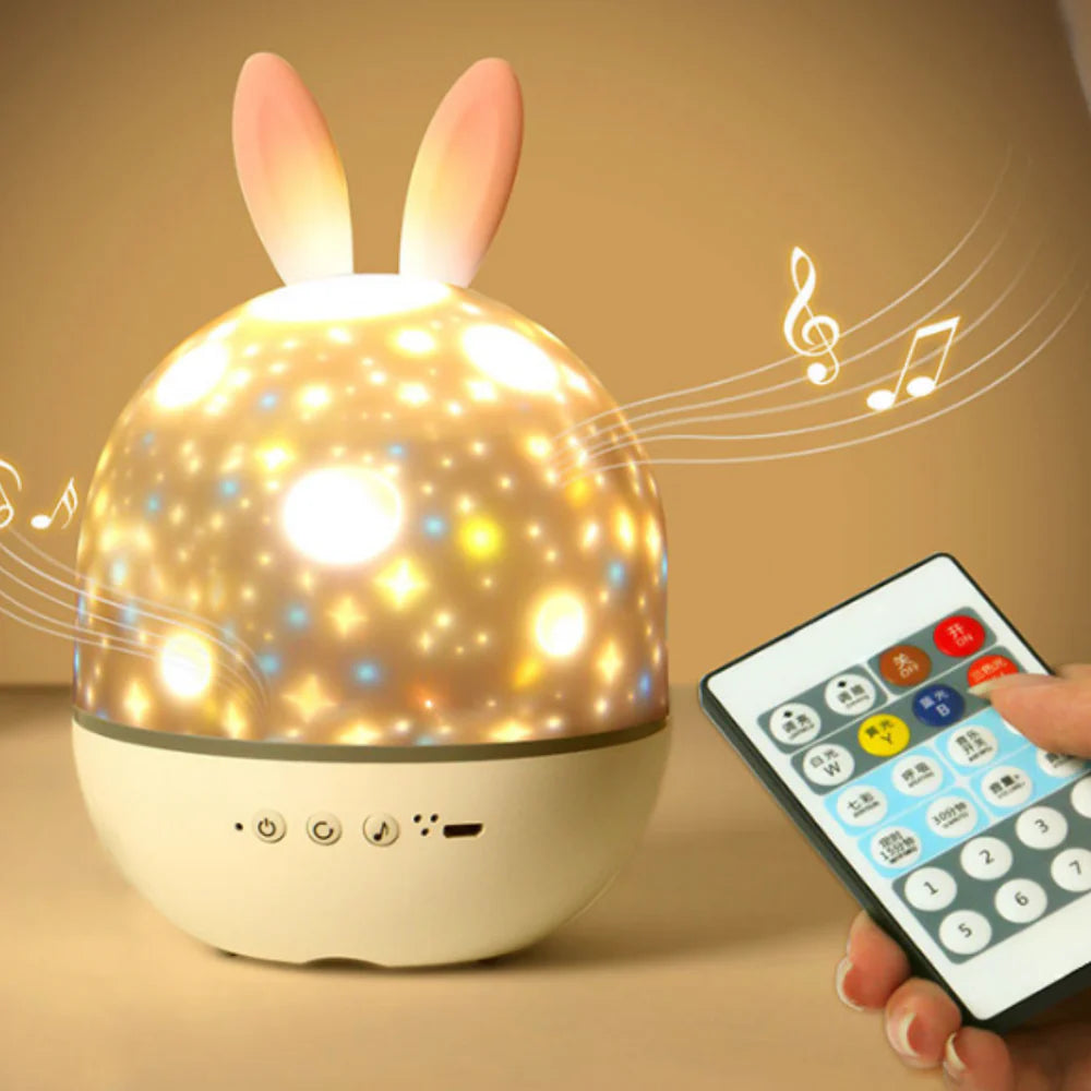 Galaxy Projector Lamp with Remote & Music for Kids