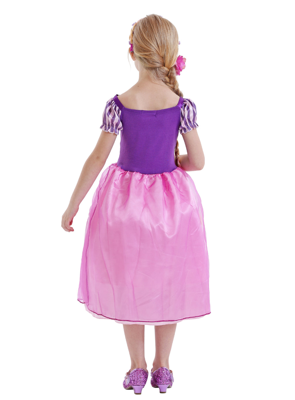 Girls Rapunzel Princess Purple Ball Gown