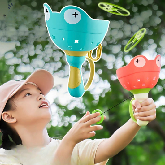 Flying Disc Set™ - Shoot and Laugh - Frisbee Catapult