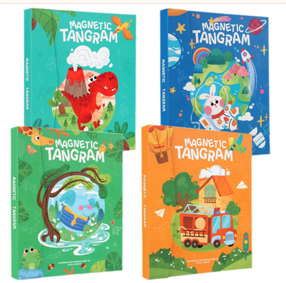 Woods™ - Encourage logical thinking - Wooden tangram puzzle