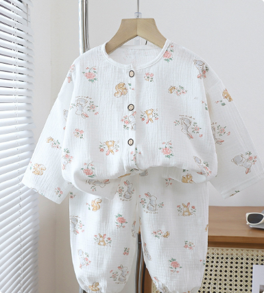 Mini Fashion™ - Airy material - Linen clothing set