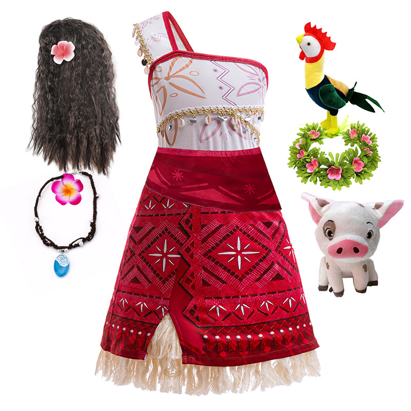 Girls Moana Adventure Princess Dress