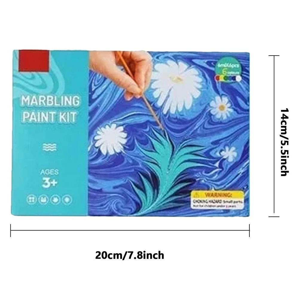 Water Marbling Paint Set™ - Colorful Water-Based Artwork - Paint Set