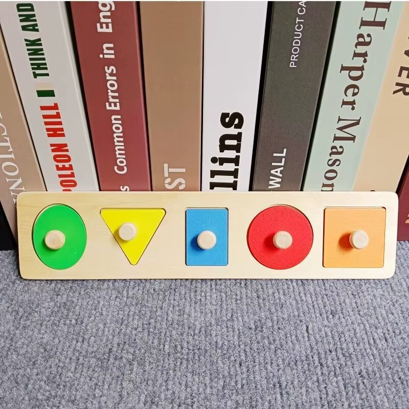Woods™ - Puzzle for Toddlers - Geometric Montessori Puzzle with Shapes