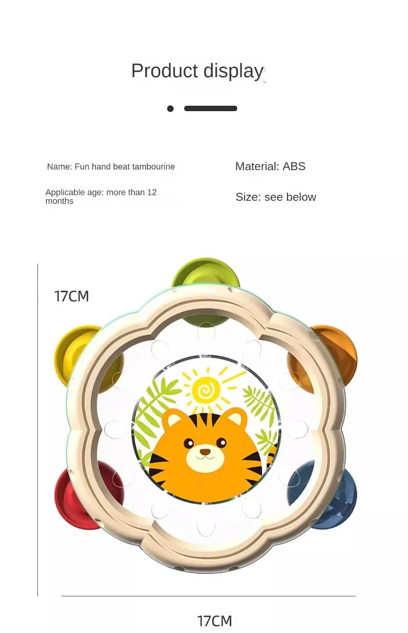 Children's Montessori Tambourine Music Set for Early Talent Development