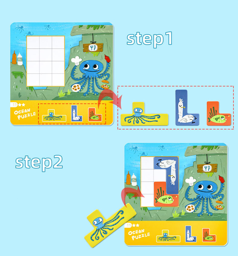 OceanPuzzle™ - Discover all the friends in the sea! - Puzzle with sea creatures