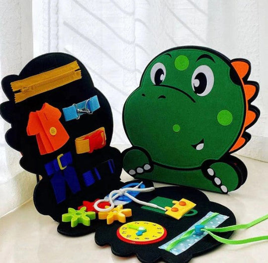 Toddler Busy Board™ - Sensory Adventures - Dino Blanket Book