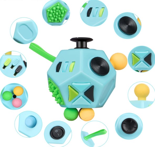 12-Sided Decompression Toy™ - Lindra stress - Sensory block