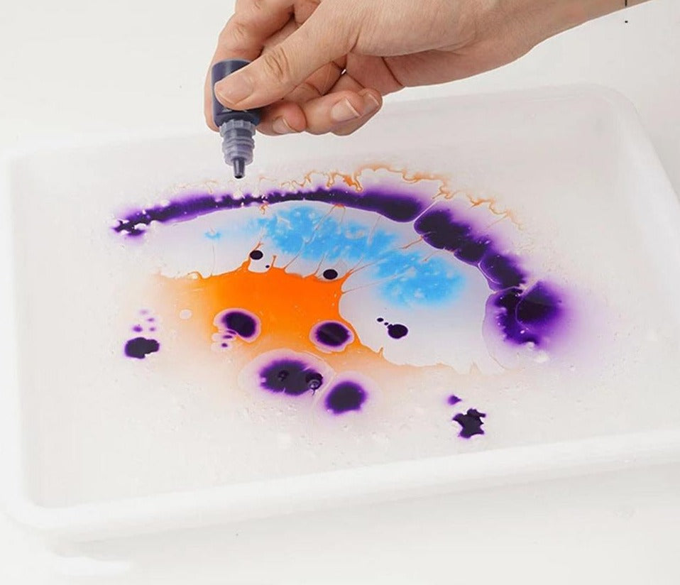 Water Marbling Paint Set™ - Colorful Water-Based Artwork - Paint Set