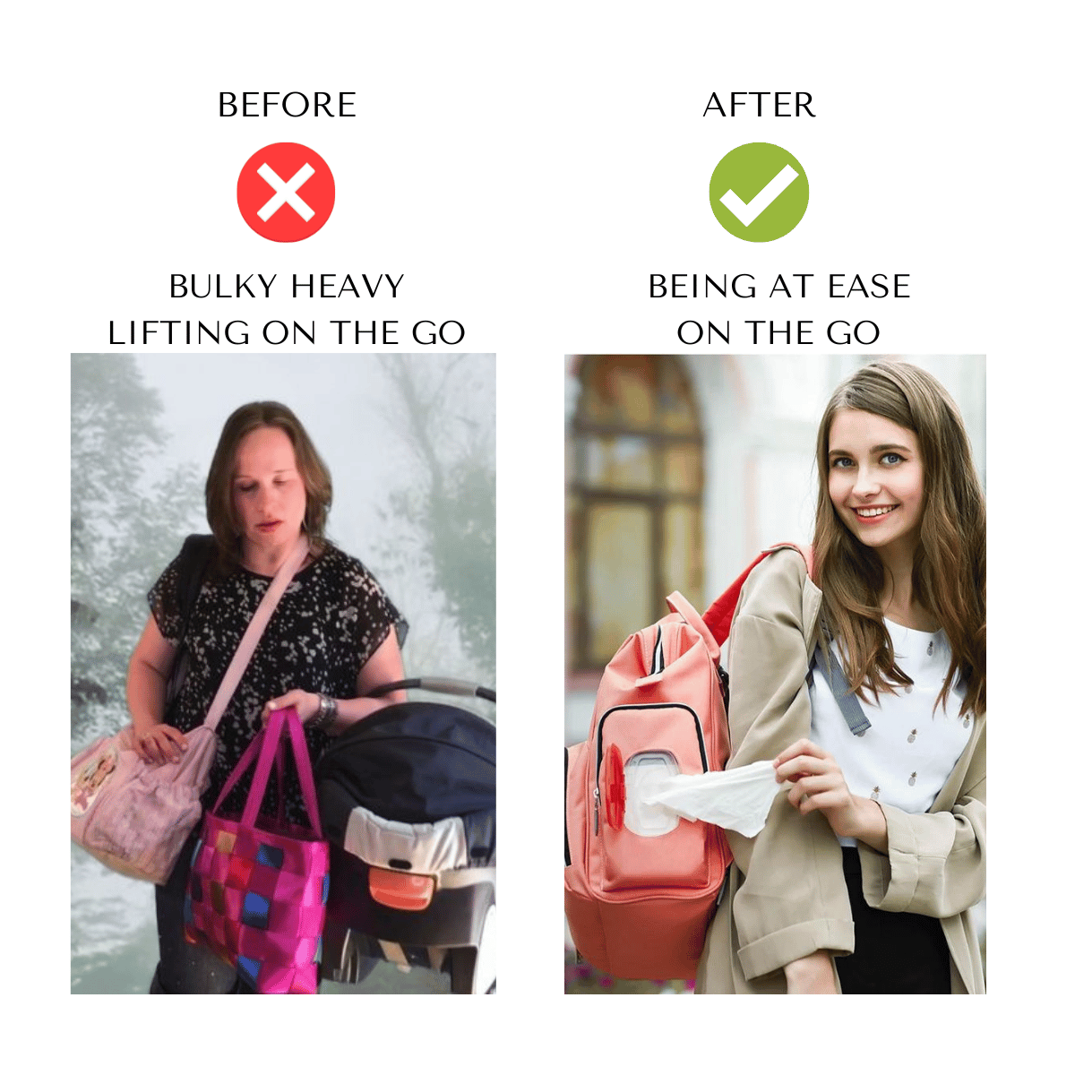 Large Capacity Diaper Bag