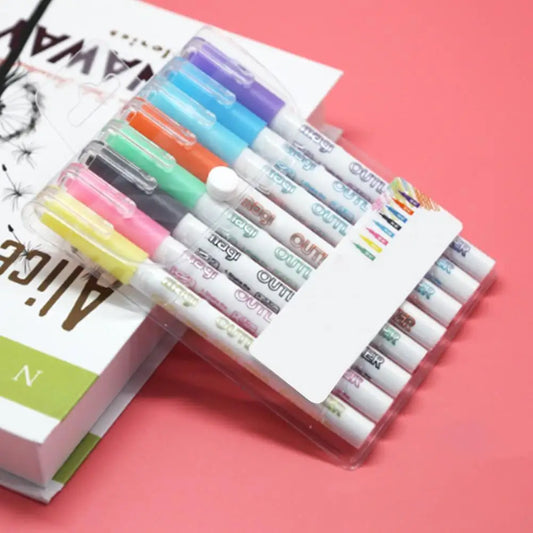 FluoroSketch Markers™ - Glowing Creativity - Colorful Markers