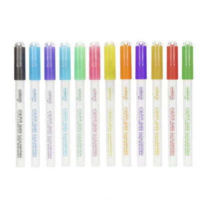 FluoroSketch Markers™ - Glowing Creativity - Colorful Markers