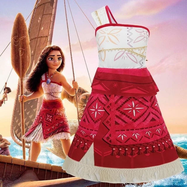 Girls Moana Adventure Princess Dress