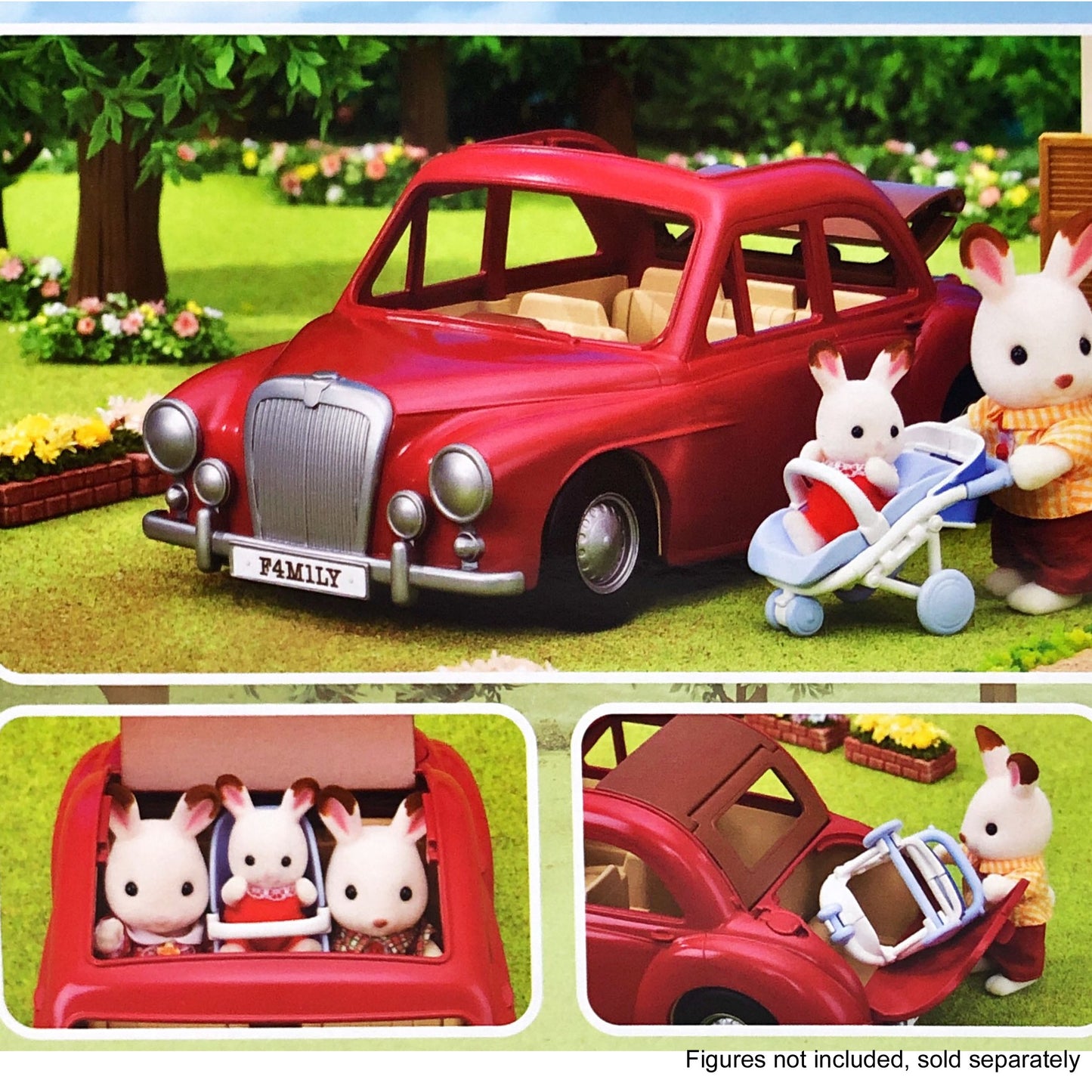 Sylvanian Families Famliy Cruising Car & Caravan Bundle Pack 5448 5045