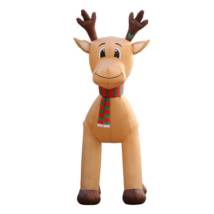 Jingle Jollys Christmas Inflatable Reindeer 5M Illuminated Decorations