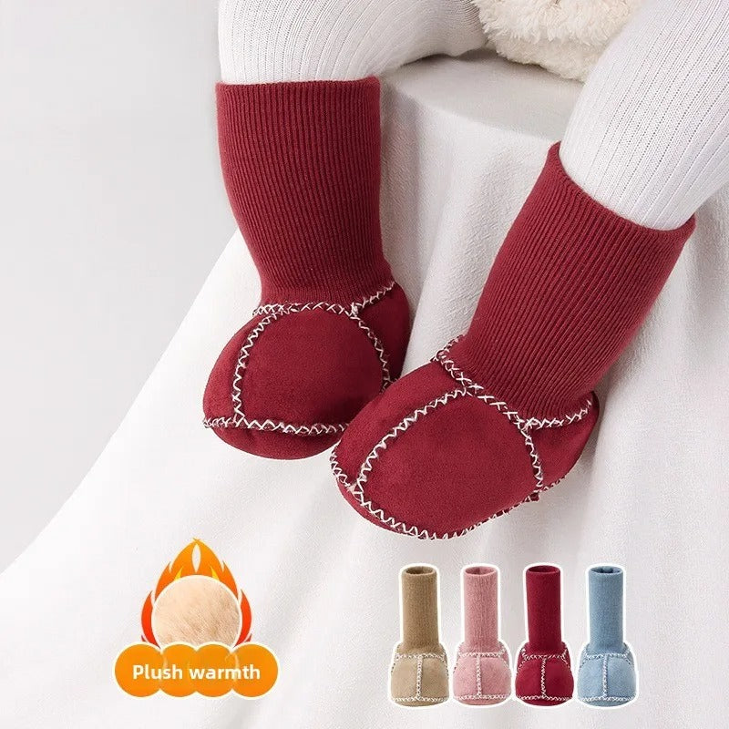 Cozy Knit Baby Booties