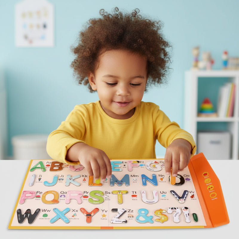 Creative Alphabet Puzzle Book for Kids Learning