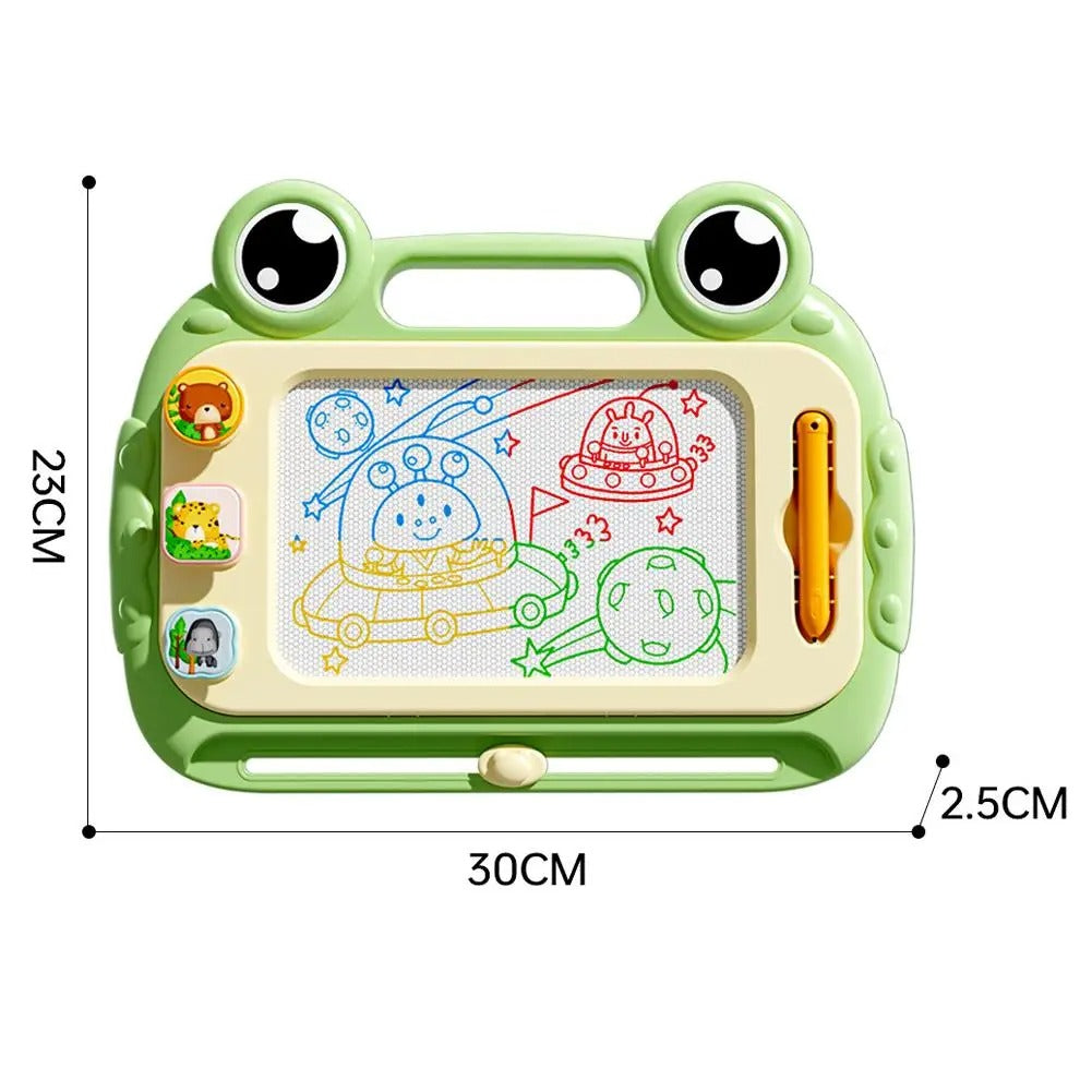 Magnetic Drawing Board for Kids With Pen and Stamps