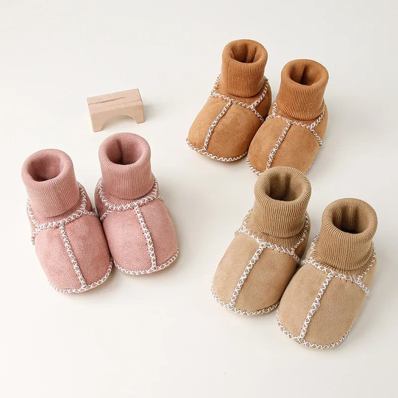 Cozy Knit Baby Booties