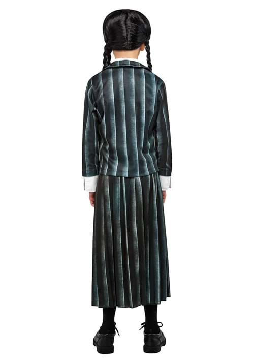 Kids Addams Academy Cosplay Costume Set