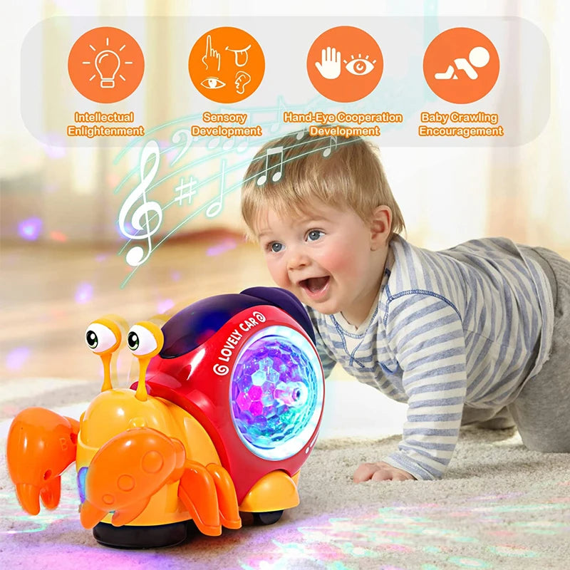 Interactive Crawling Crab Toy
