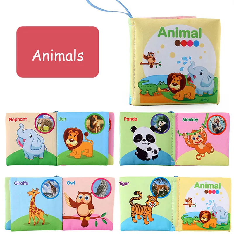Soft Tail Book™ – Soft tail for fun – Sensory Animals Baby booklet