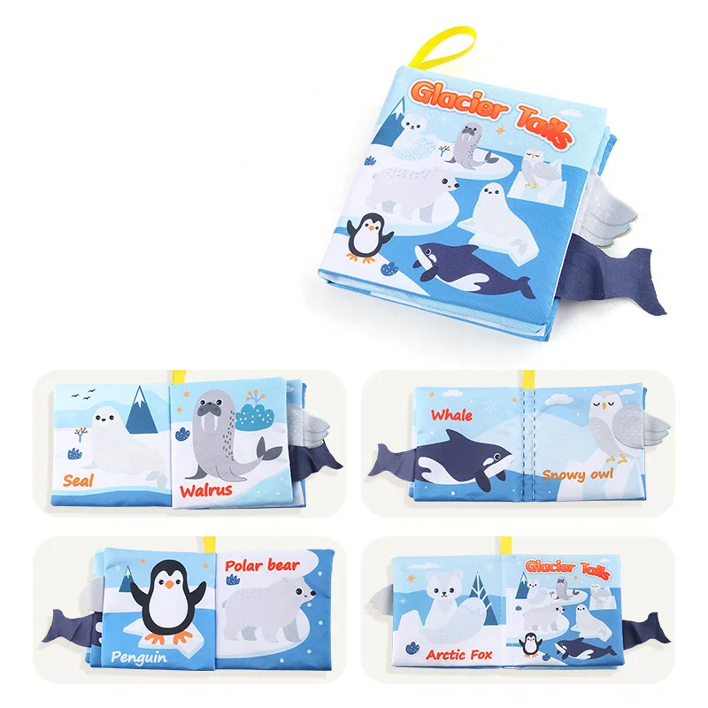 Soft Tail Book™ – Soft tail for fun – Sensory Animals Baby booklet