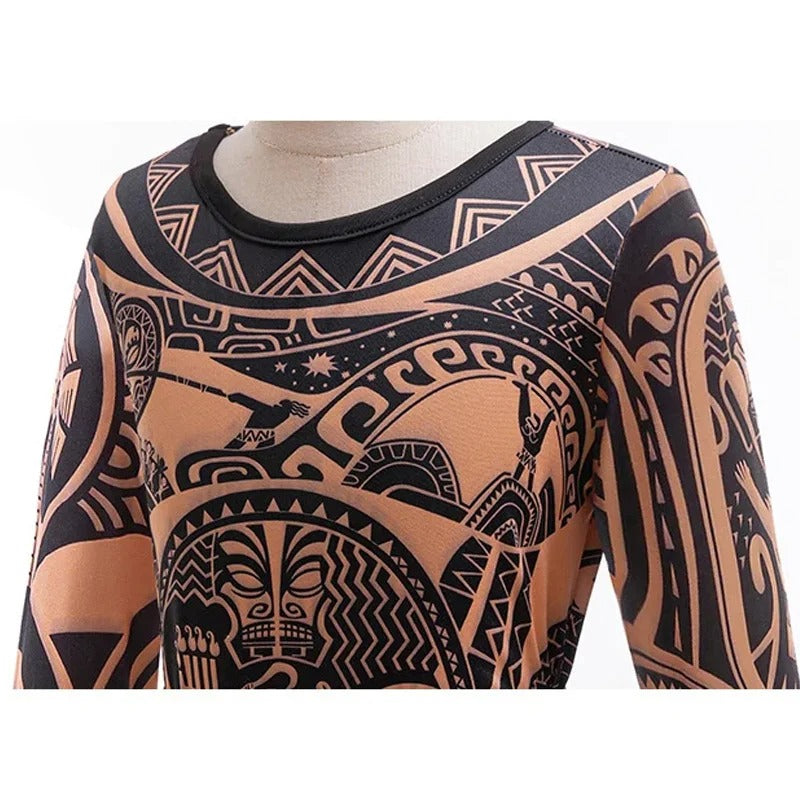 Kids Maui Adventure Cosplay Costume Set