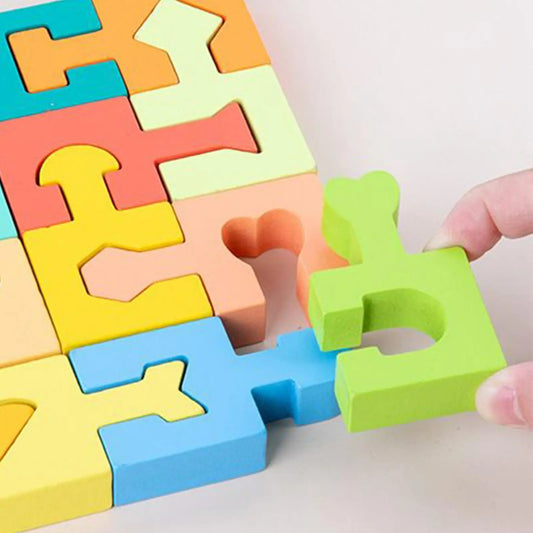 Educational Wooden Montessori Puzzle for Kids Development