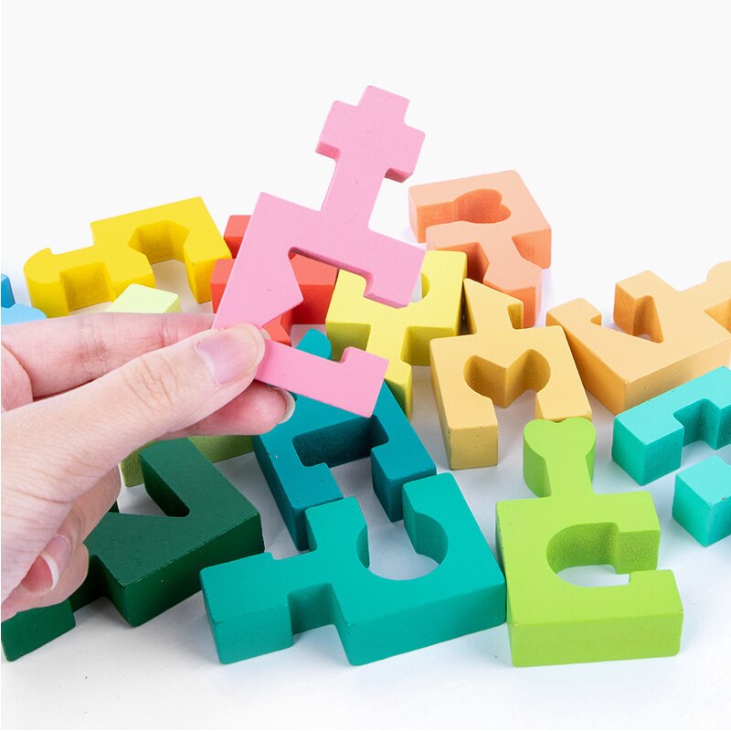 Educational Wooden Montessori Puzzle for Kids Development