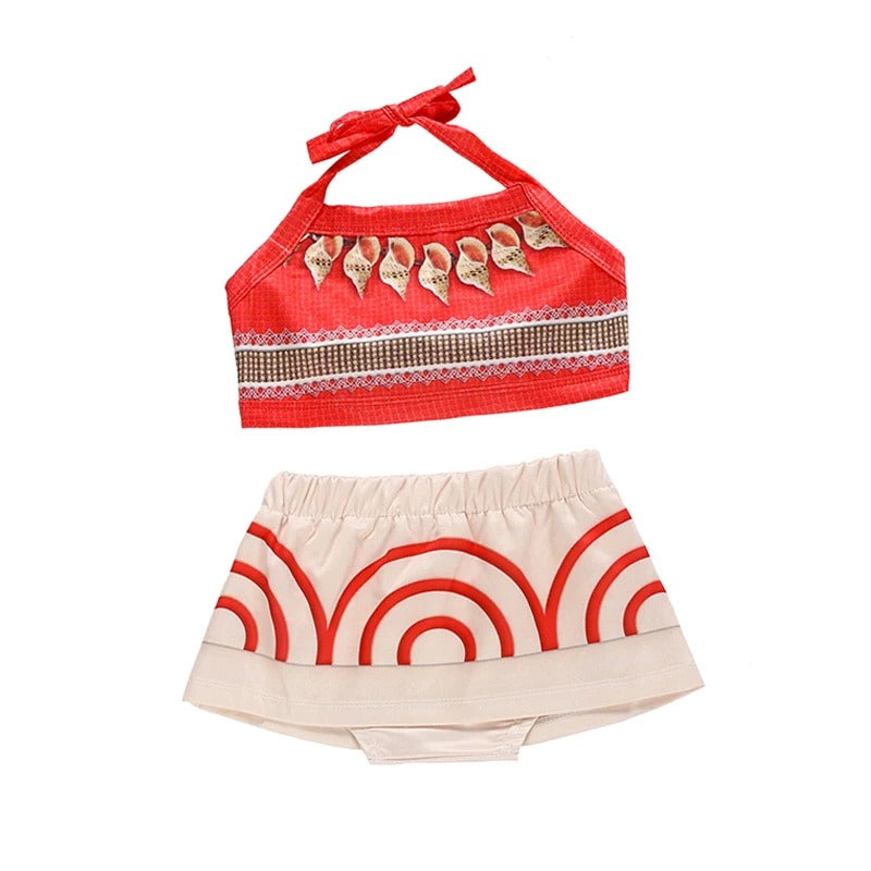 Baby Girls Moana Two-Piece Costume Set