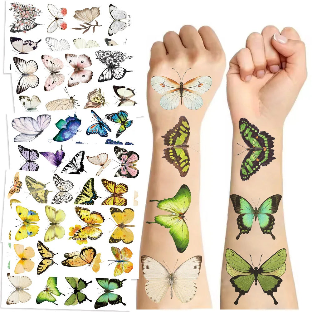Dinosaur Stickers for Kids – 10 Pack Waterproof Body Art
