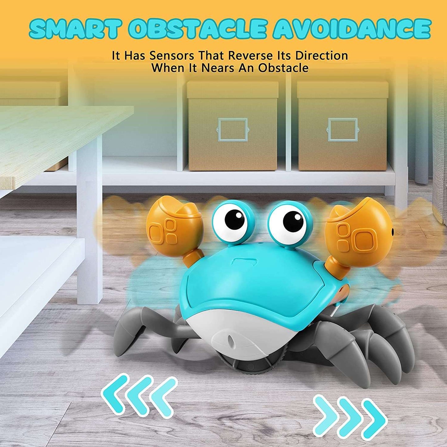 Interactive Dancing, Walking, Crawling Crab Toy