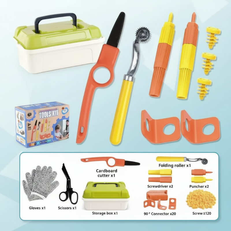 Ultimate Kids Cardboard Builder Tool Set