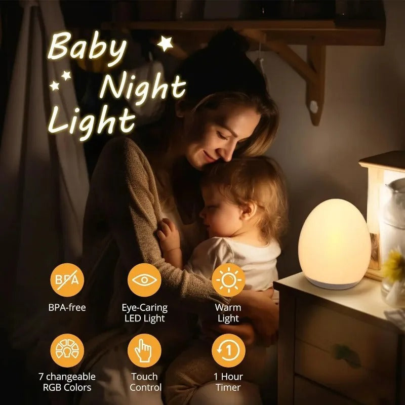 Soft Touch LED Night Light for Kids